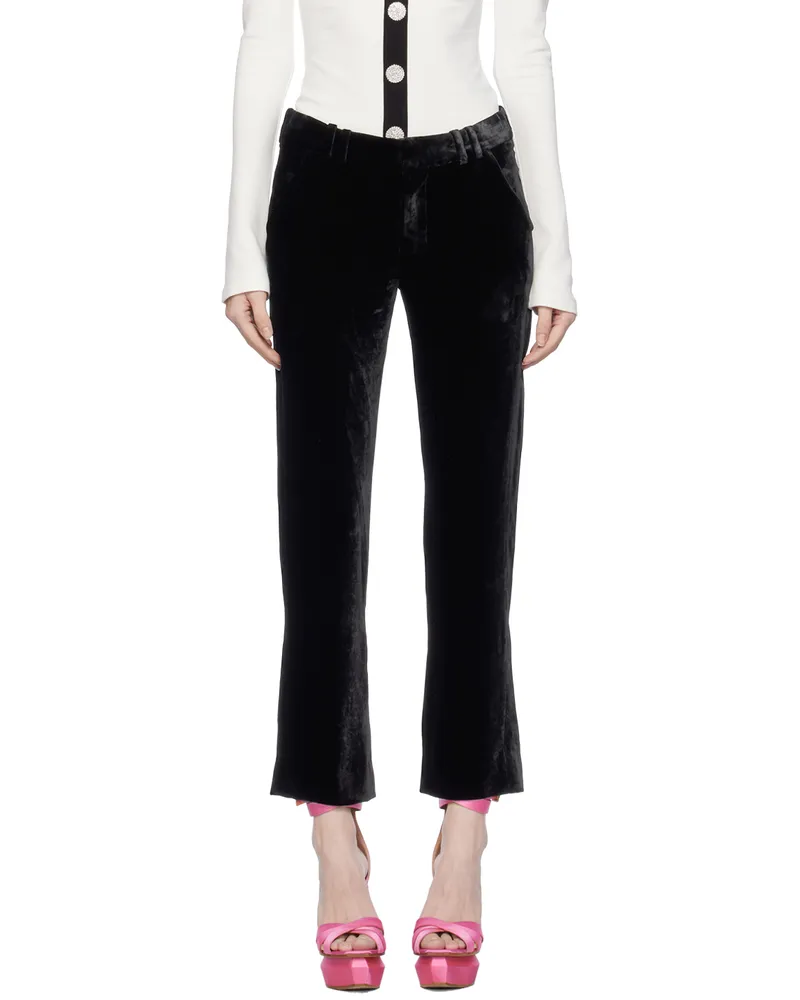 Balmain Black Flared Trousers 0pa
