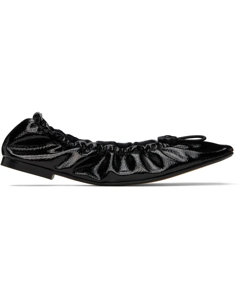 Cecilie Bahnsen Black Orbella Ballerina Flats Black
