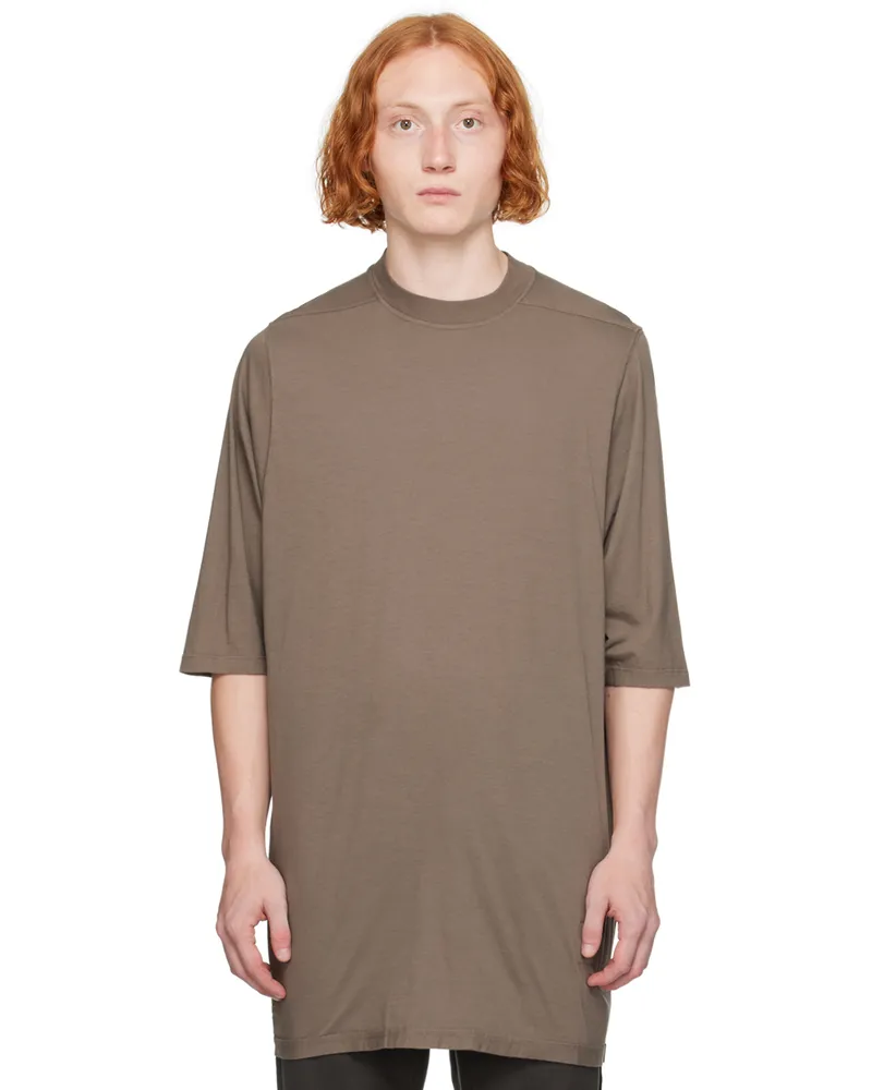 DRKSHDW by Rick Owens Gray Porterville Jumbo T-Shirt 34