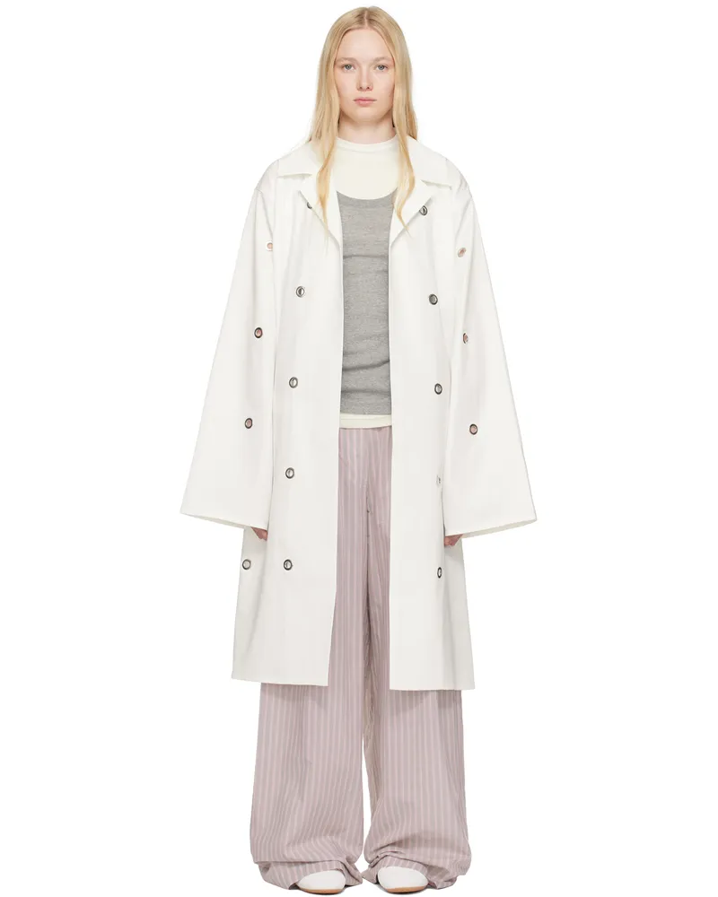 Sofie D'Hoore Off-White Chesterfield Coat Off