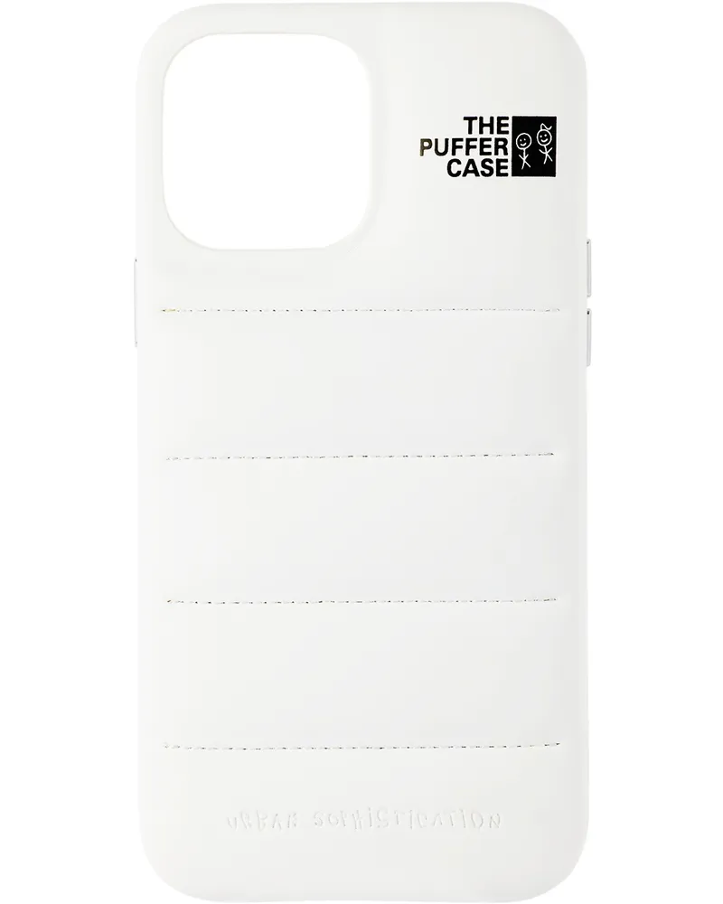 Urban Sophistication White 'The Puffer Case' iPhone 13 Pro Max Case Marshmallow