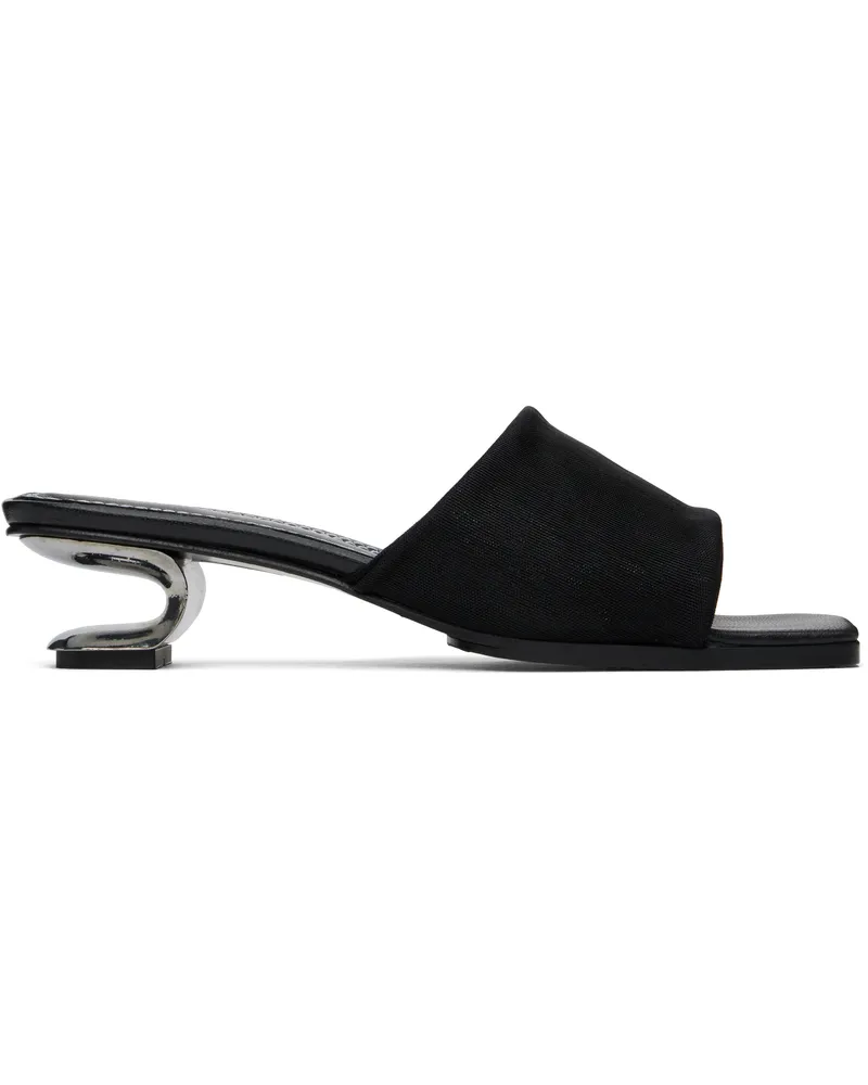 NICOLE SALDAÑA Black Sarah Heeled Sandals Black