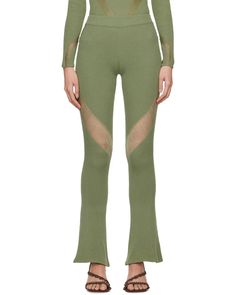 Isa Boulder SSENSE Exclusive Green Trousers Seafoam