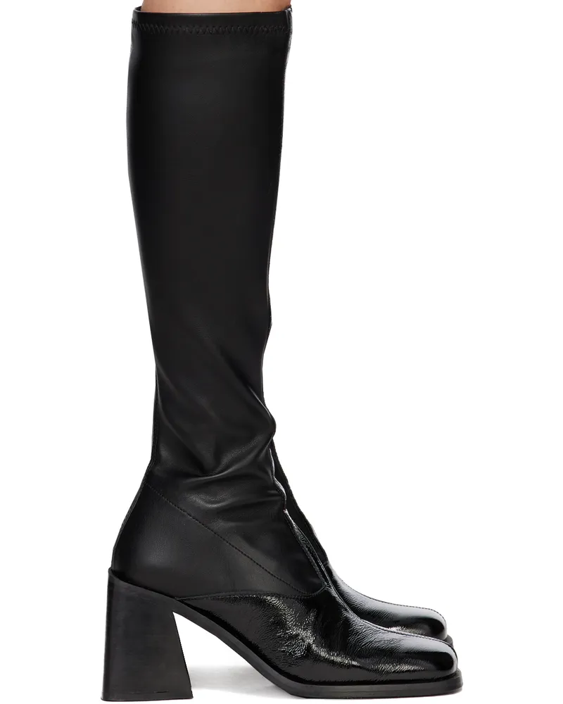 Justine Clenquet SSENSE Exclusive Black Eddie Tall Boots Black