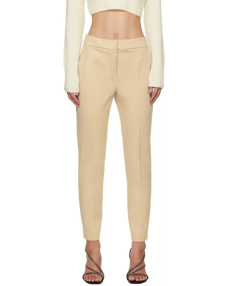 Max Mara Beige Pegno Trousers Beige