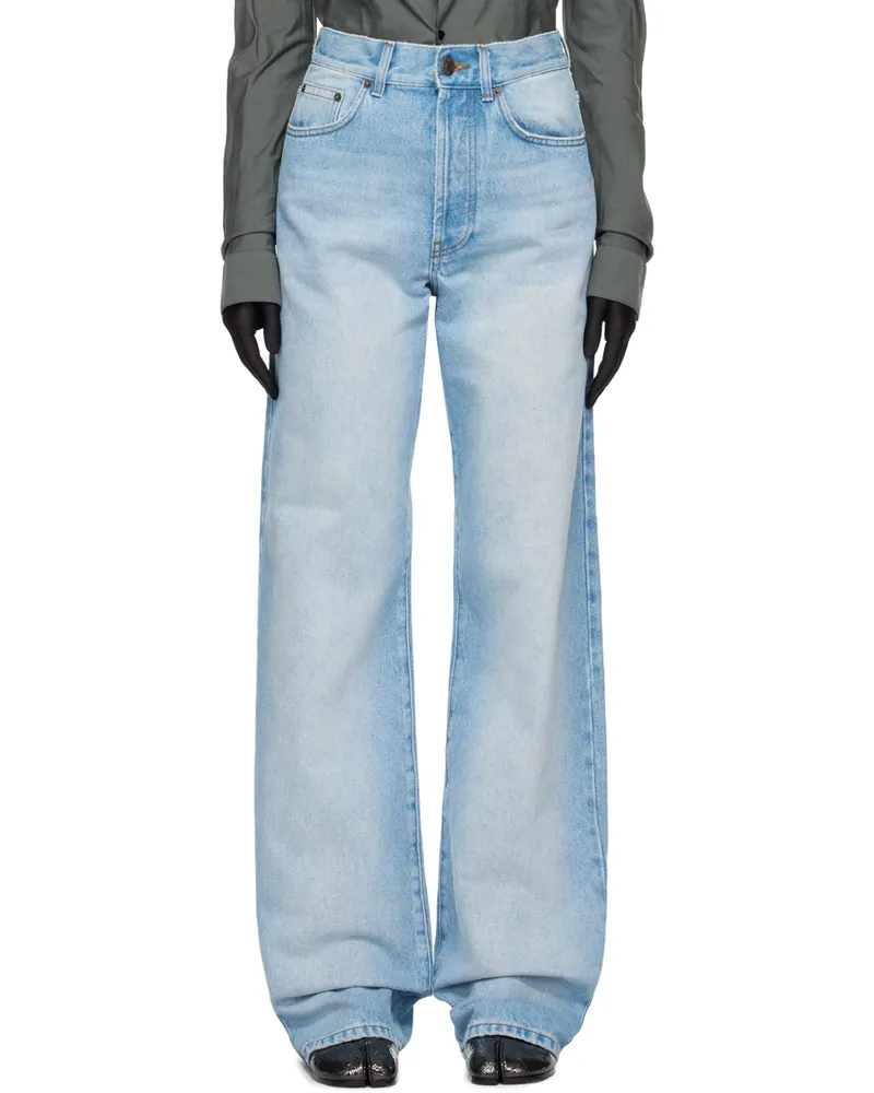 Dries van Noten Blue Wide Jeans 514