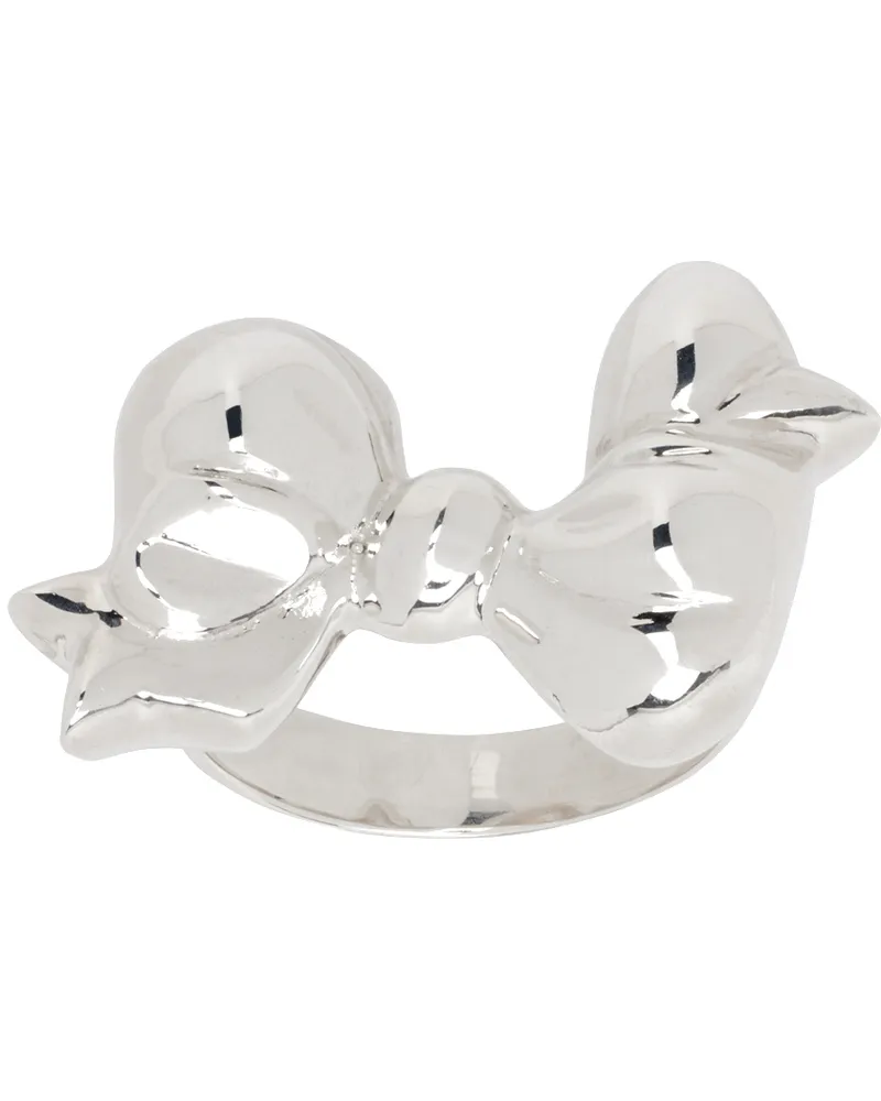 MONDO MONDO Silver Big Bow Ring Sterling