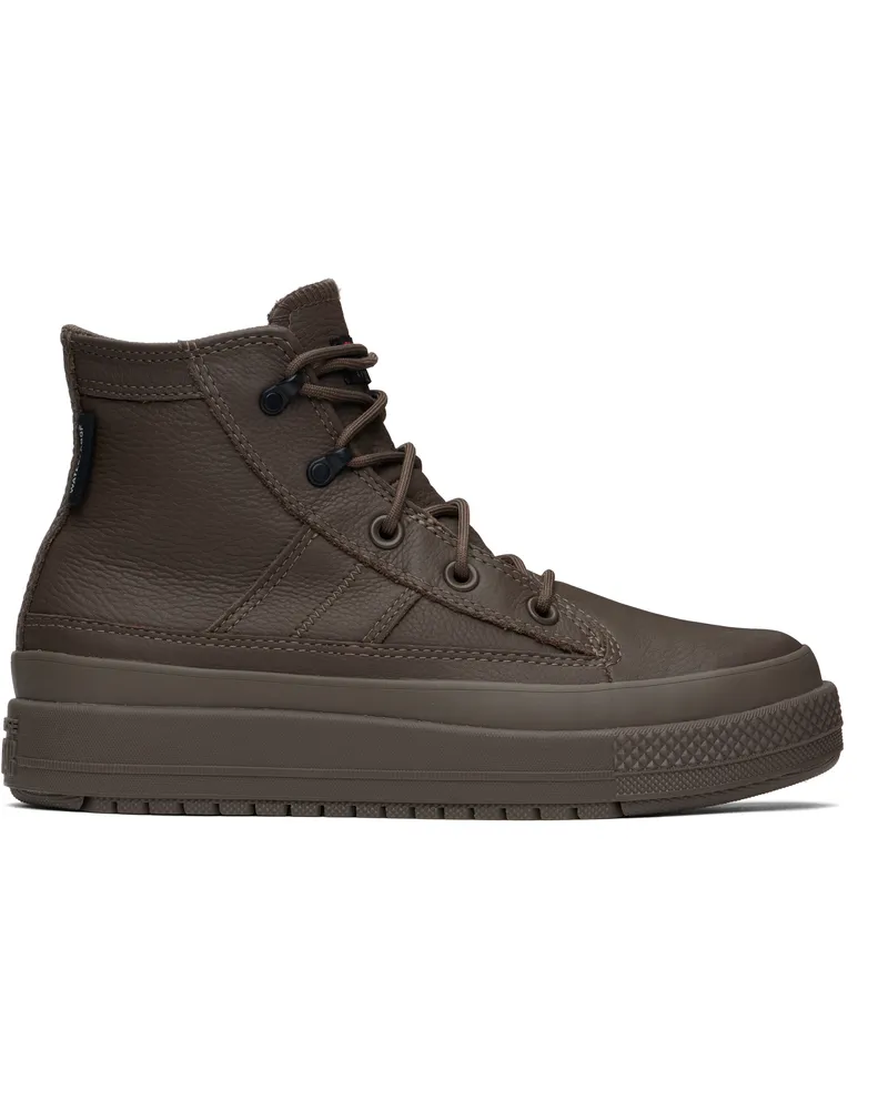Converse Brown Chuck Taylor All Star Equip Waterproof High Top Sneakers Truffle