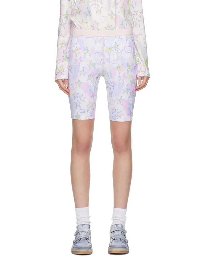 Acne Studios Multicolor Printed Shorts As4