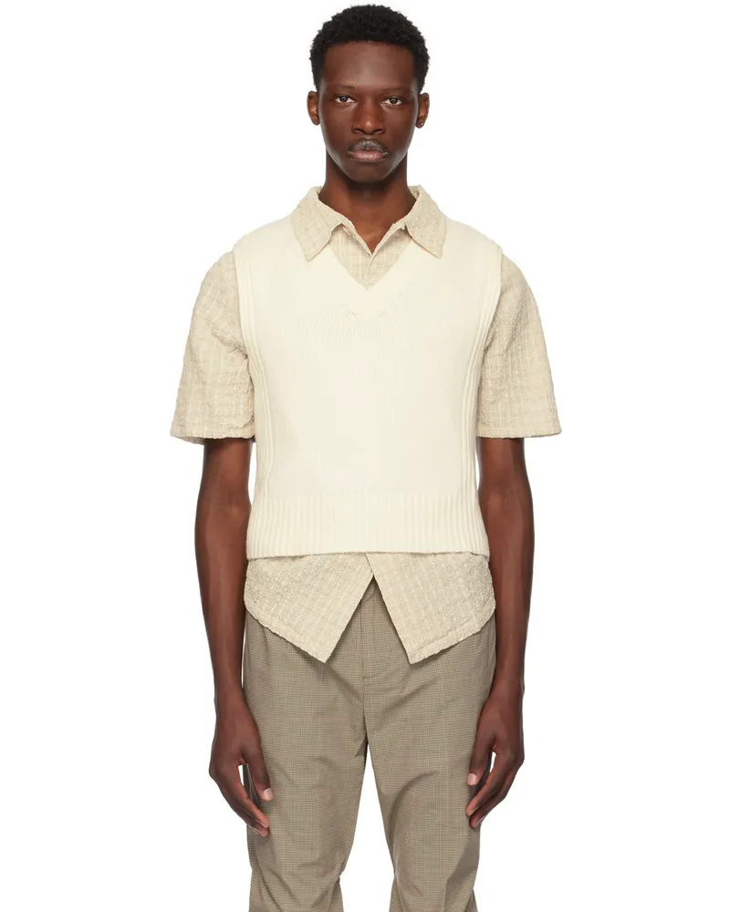 Our Legacy Off-White Michigan Vest Natural