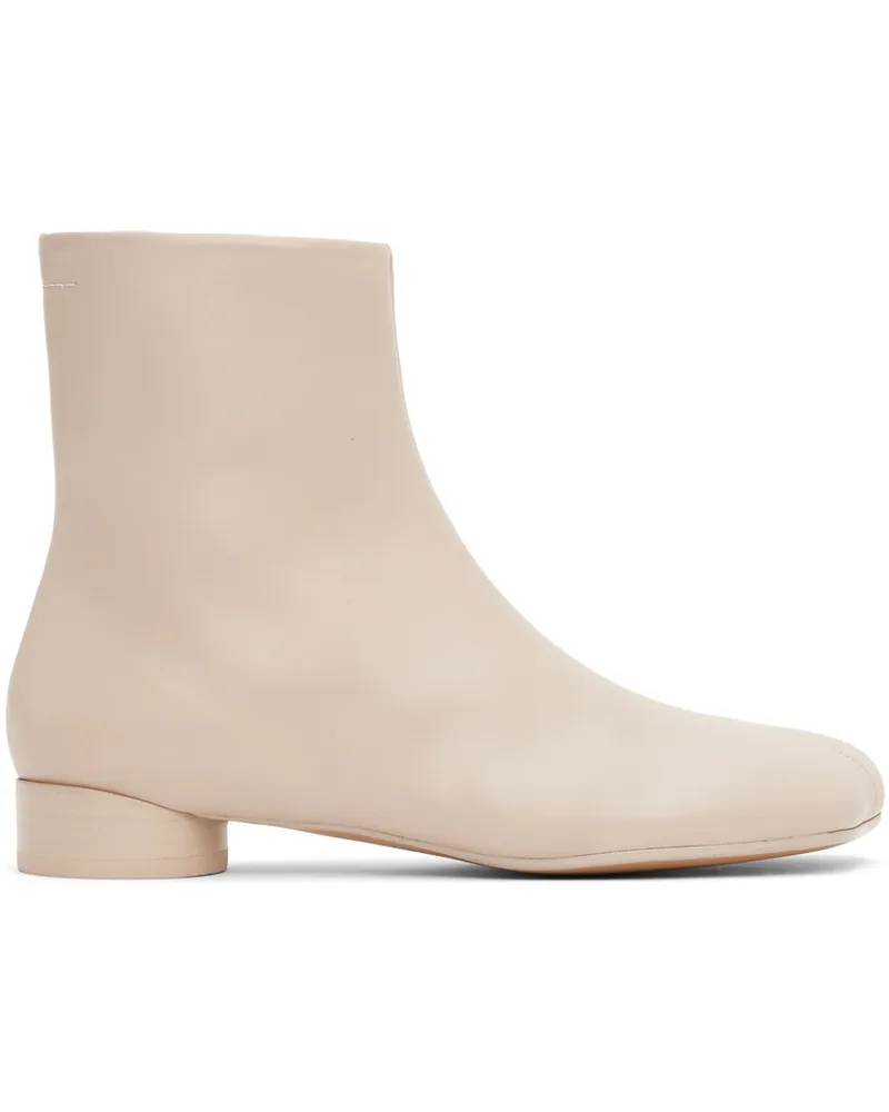 Maison Margiela Pink Anatomic Ankle Boots T2084