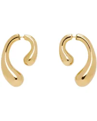 PANCONESI Gold P Earrings Gold