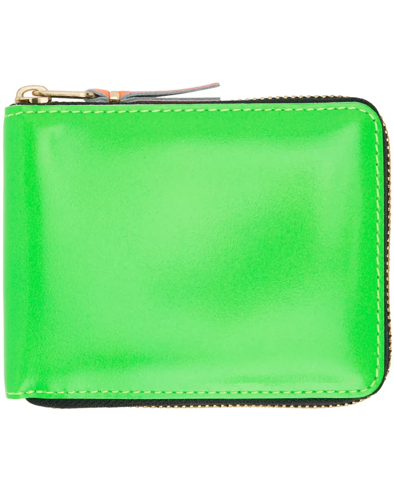 Comme des Garçons Green Super Fluo Wallet Green