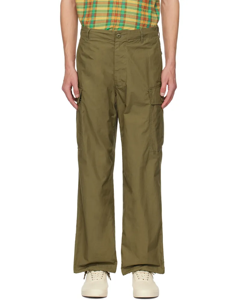 Beams Plus Khaki Military Cargo Pants Olive67