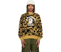 Yellow 1st Camo Jacquard College Sweatshirt