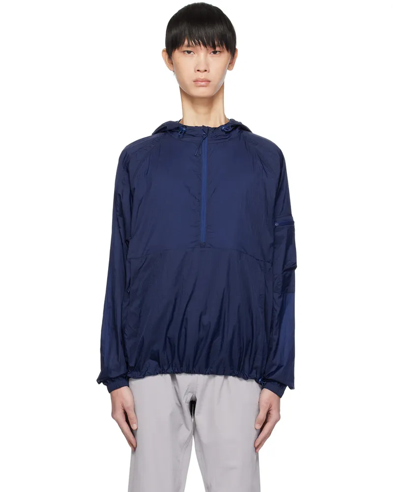 Outdoor Voices Blue Windbreaker Jacket Betta