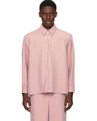 Adererror Pink Zip Shirt Pink