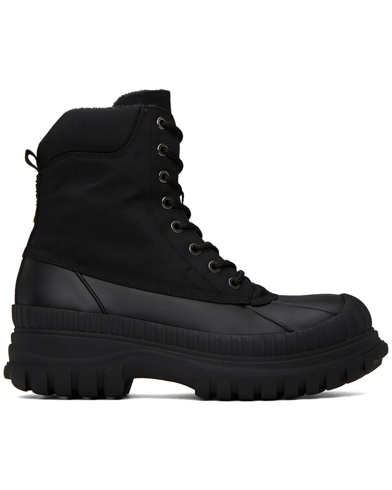 Ganni Black Outdoor Boots Black