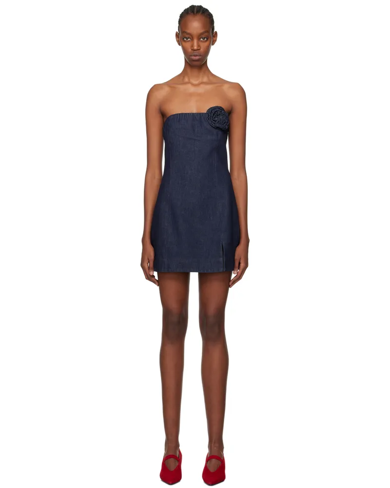 The Garment Navy Eclipse Denim Minidress 703
