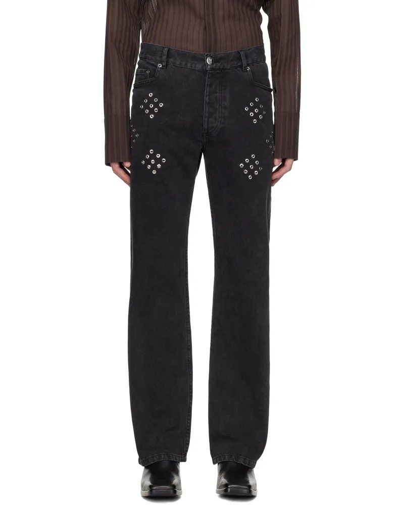 Ludovic de Saint Sernin Black Regular Jeans Black