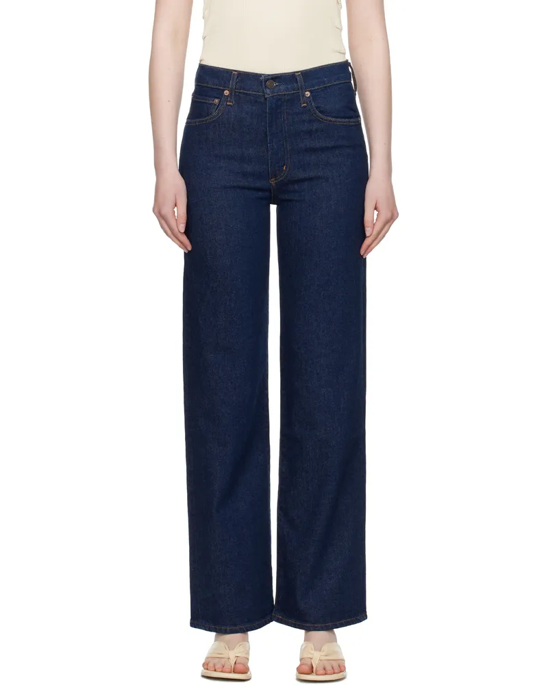 AGOLDE Indigo Harper Straight Jeans Reissue