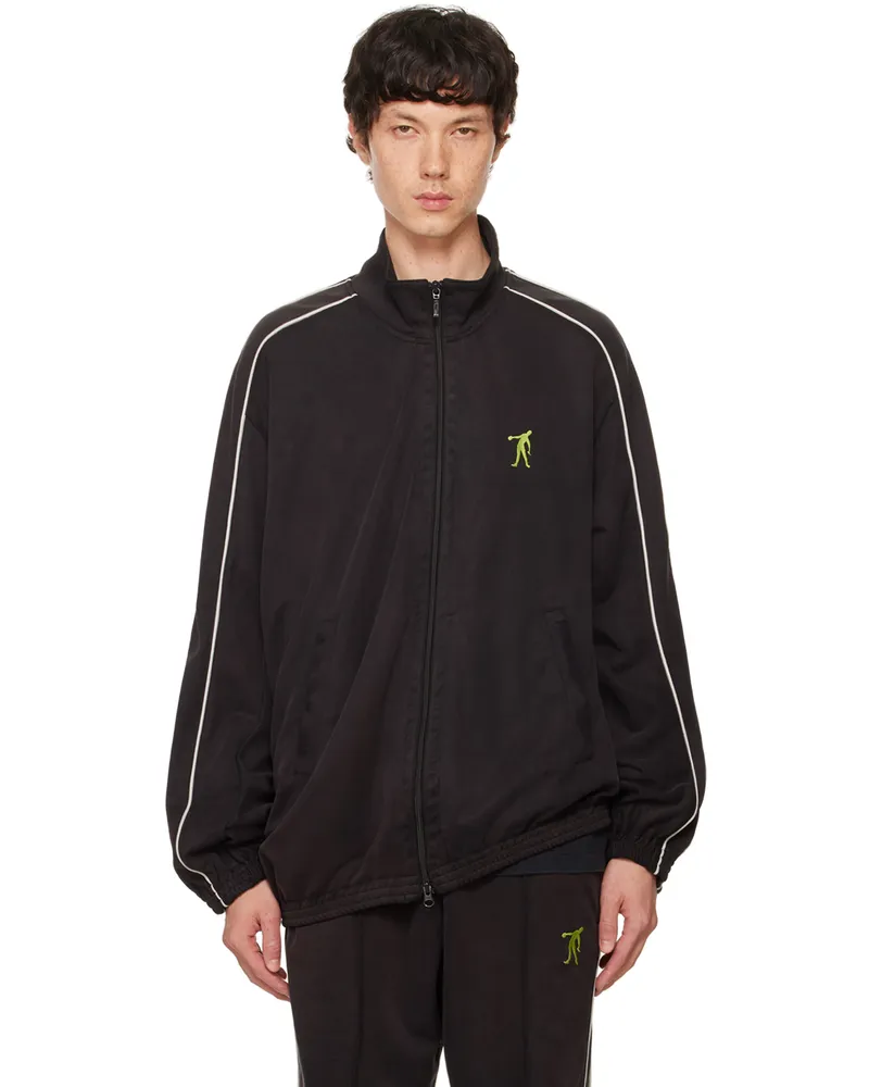 Doublet Black Zombie Silhouette Track Jacket
