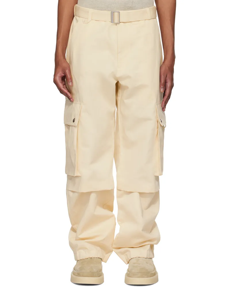 Jacquemus Beige La Casa 'The cargo pants' Cargo Pants 150