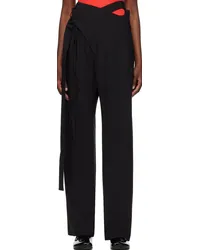 OTTOLINGER SSENSE Exclusive Black Trousers Black