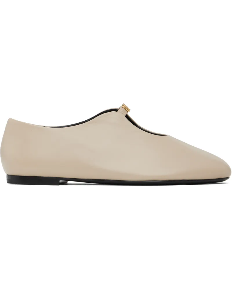 Givenchy Beige 4G Liquid Ballerina Flats 257-natural