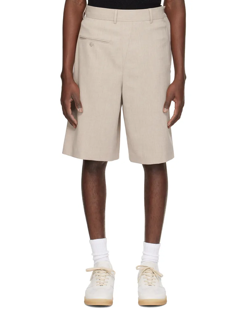Maison Margiela Taupe Pocket Shorts 115m