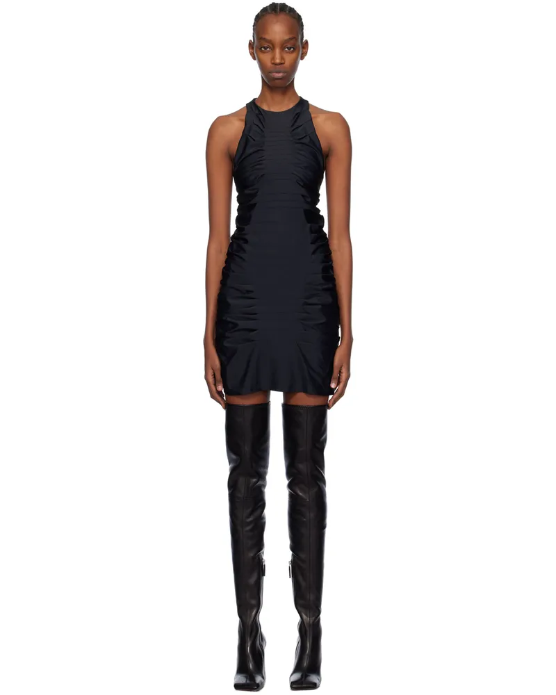 GAUGE81 Black Deni Minidress Black