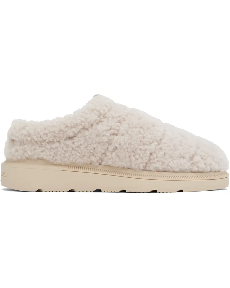 Canada Goose Beige Porteau Shearling Mules 1621