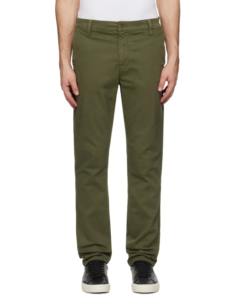 Nudie Jeans Green Easy Alvin Trousers Olive
