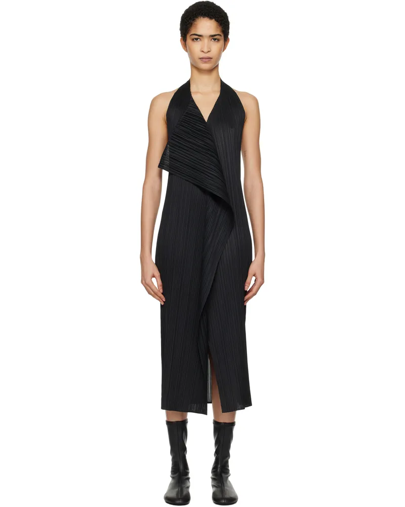 Issey Miyake Black Monthly Colors November Maxi Dress 15