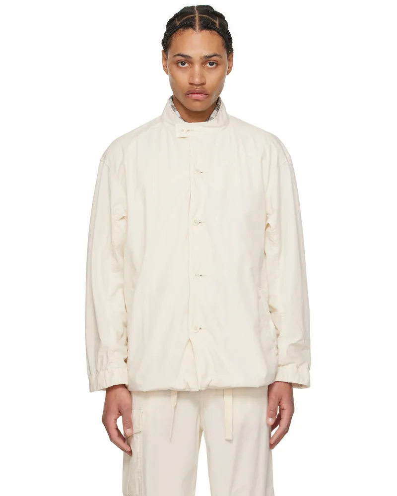 nanamica Off-White Band Collar Jacket Ec