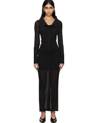 Jacquemus Black Les Sculptures 'La robe Manta' Maxi Dress Black