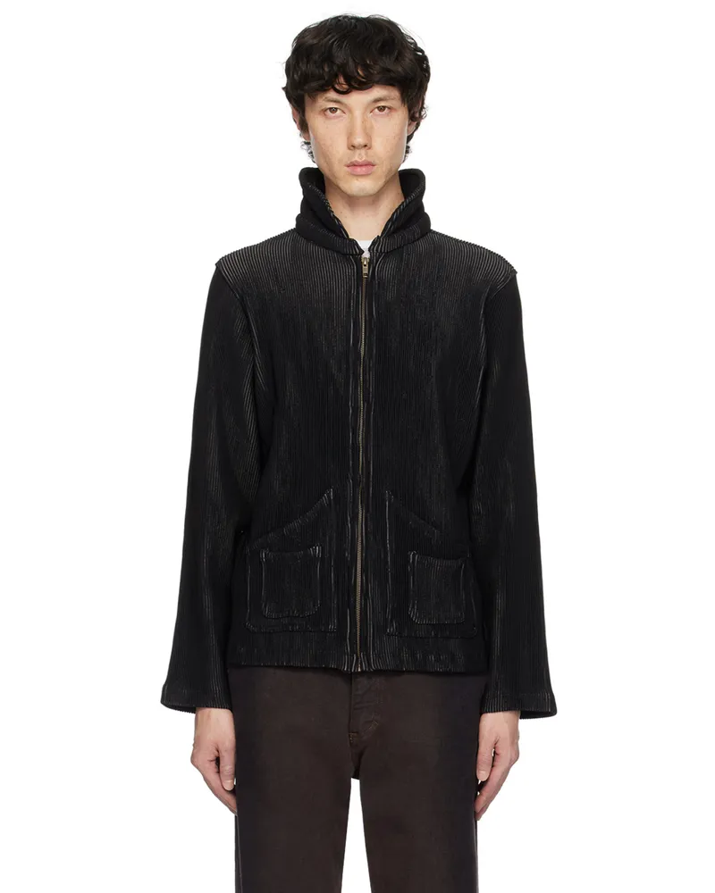 Isa Boulder SSENSE Exclusive Black Blaze Basic Jacket Smoke
