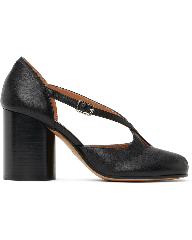Maison Margiela Black Tabi Pump Sandal Heels T8013