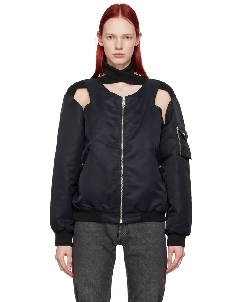 COPERNI Black Cut-Out Bomber Black