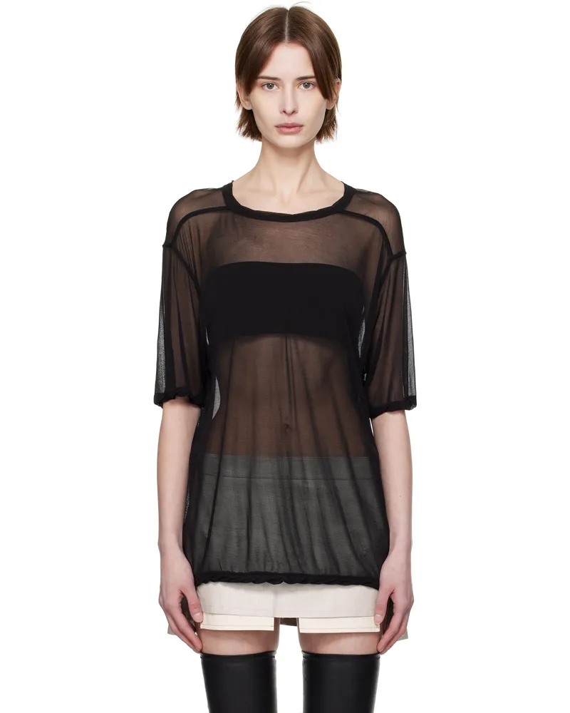 Rick Owens Black Hollywood Brad T-shirt 09