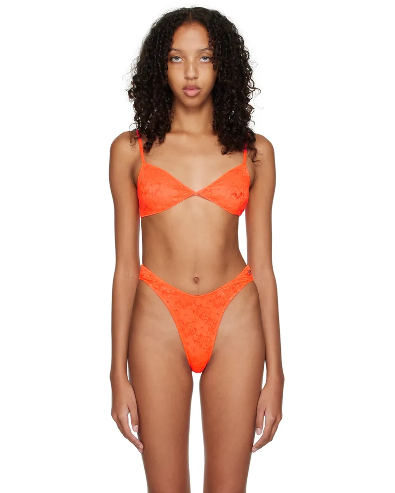 Balenciaga Orange Minimal Bra 7600