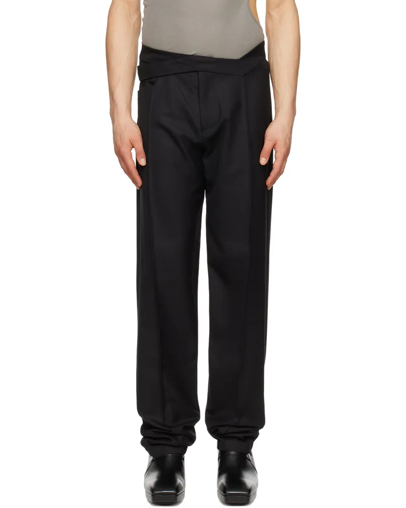 Mainline:RUS/Fr.CA/DE Black Nycola Trousers Black