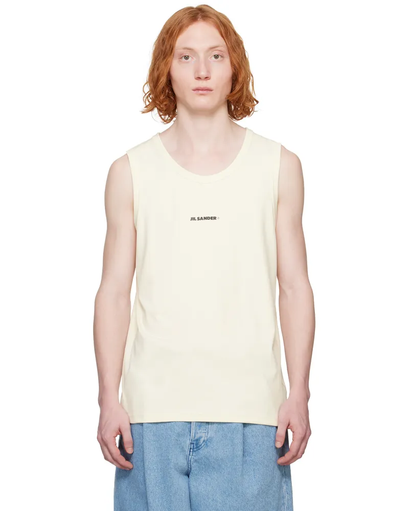 Jil Sander Beige Active Jersey Tank Top 104