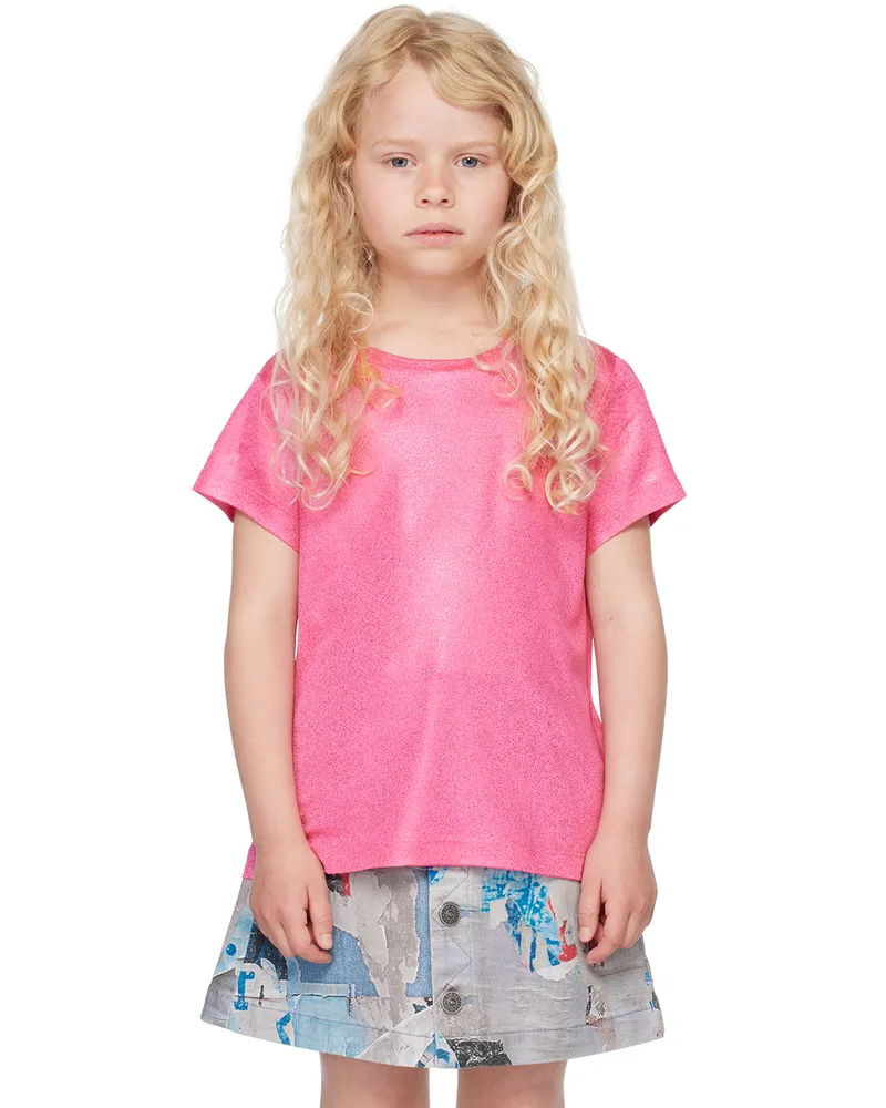 Diesel Kids Pink Tled T-Shirt K378