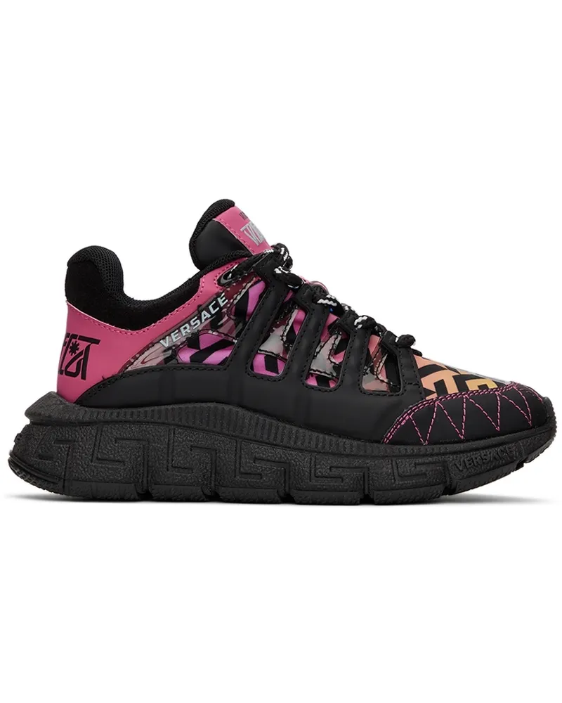 Versace Kids Black Trigreca Sneakers 5b700