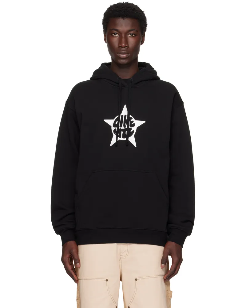 Dime Black Star Hoodie Black