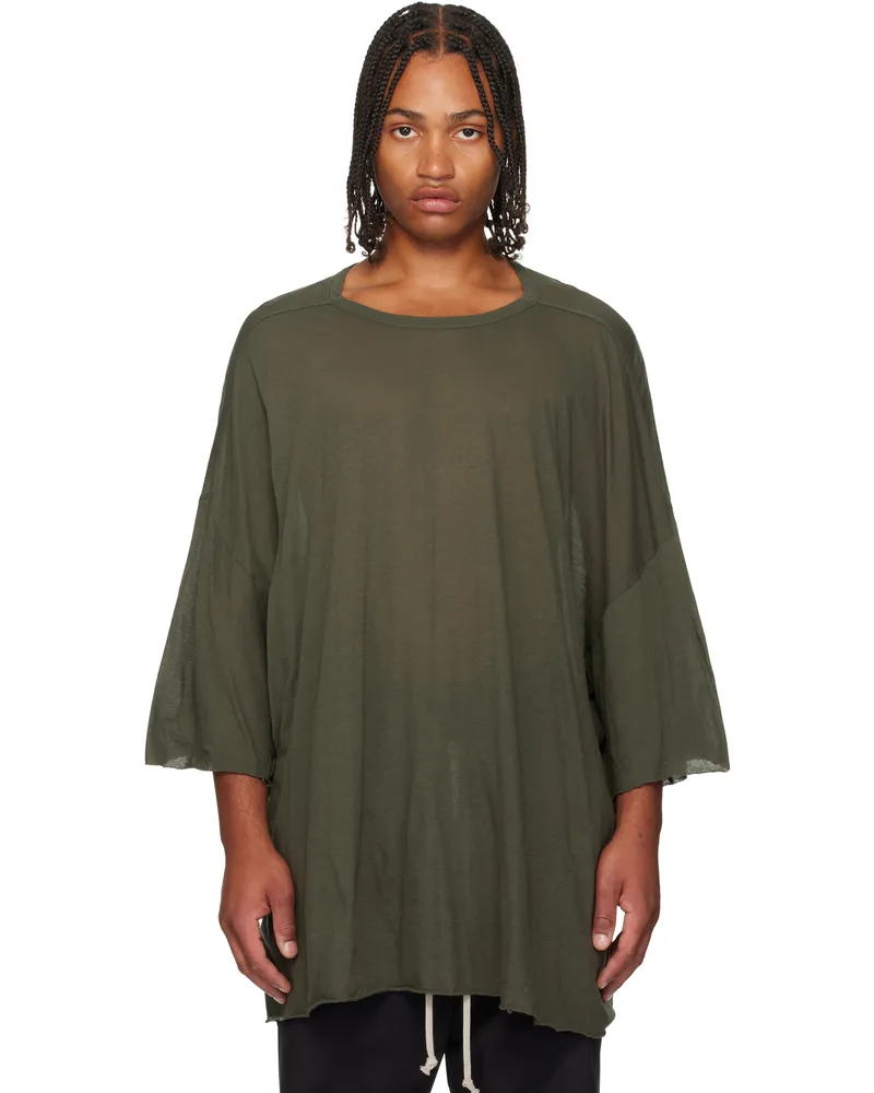 Rick Owens Khaki Concordians Tommy T-shirt 25
