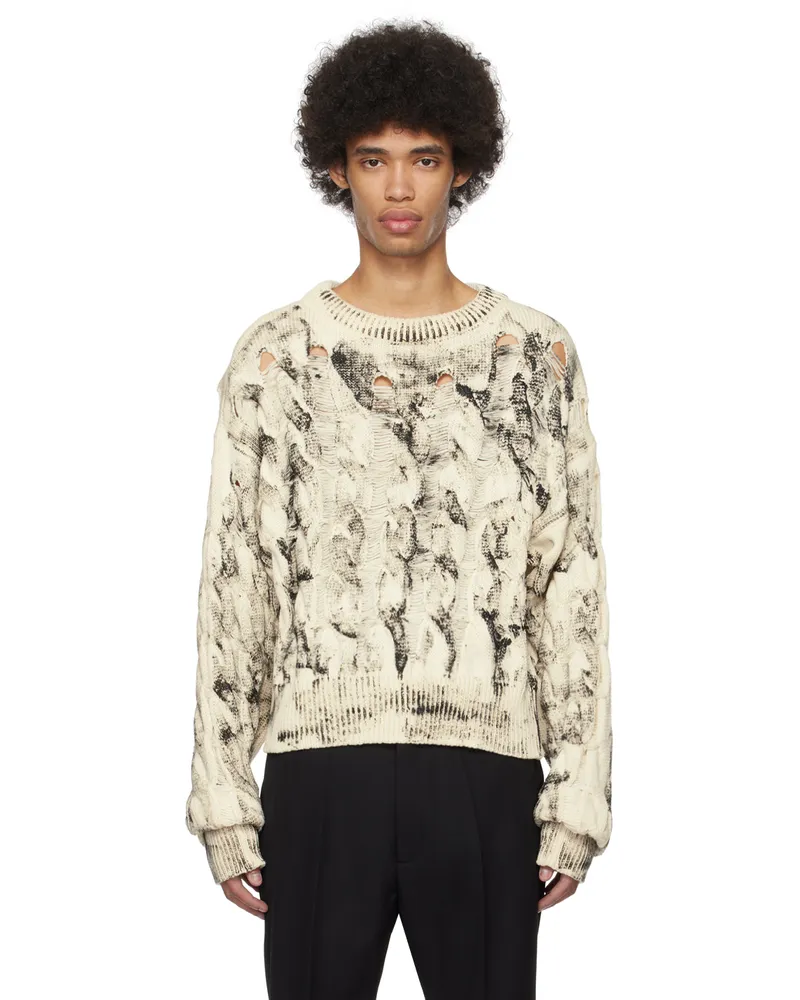 Egonlab Off-White Oversized Sweater Dirty