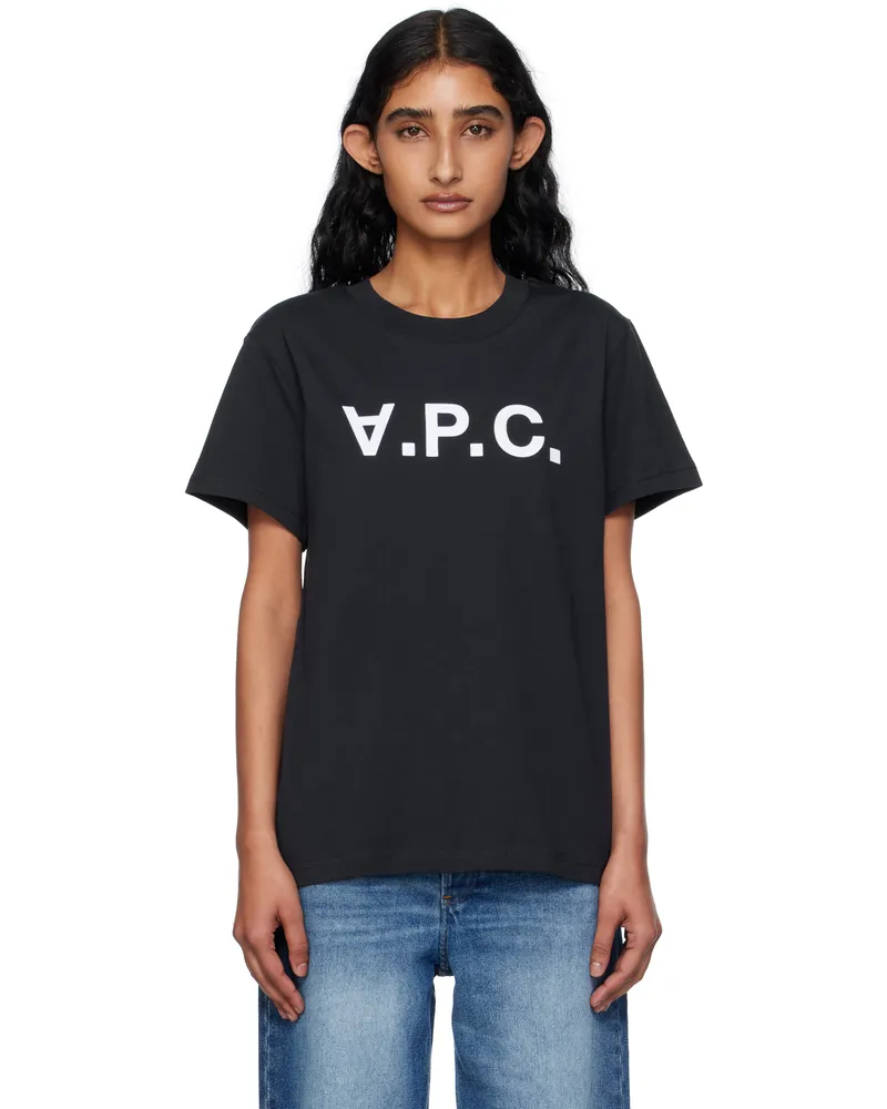 A.P.C. Navy Standard Grand 'VPC' T-shirt Tiq