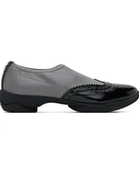 KIKO KOSTADINOV Gray & Black Sonia Slip On Brogues Smoke